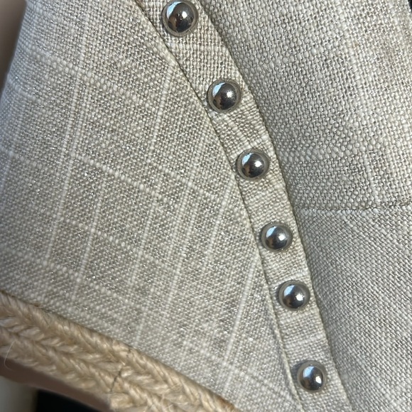 Aldo Gray Wedges with Studded Detail - Picture 11 of 11